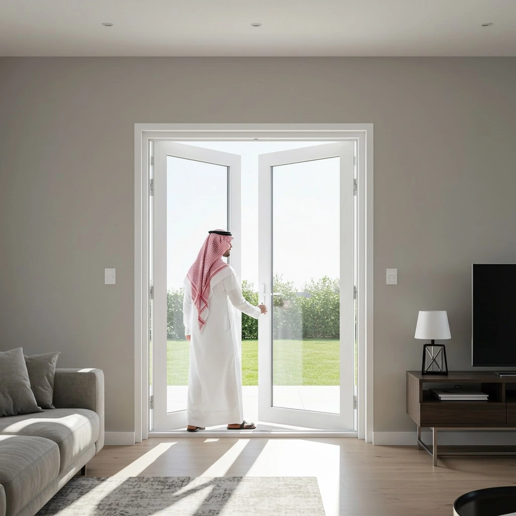 upvc-doors أبواب -مزودجة دبل يو بي في سي 3