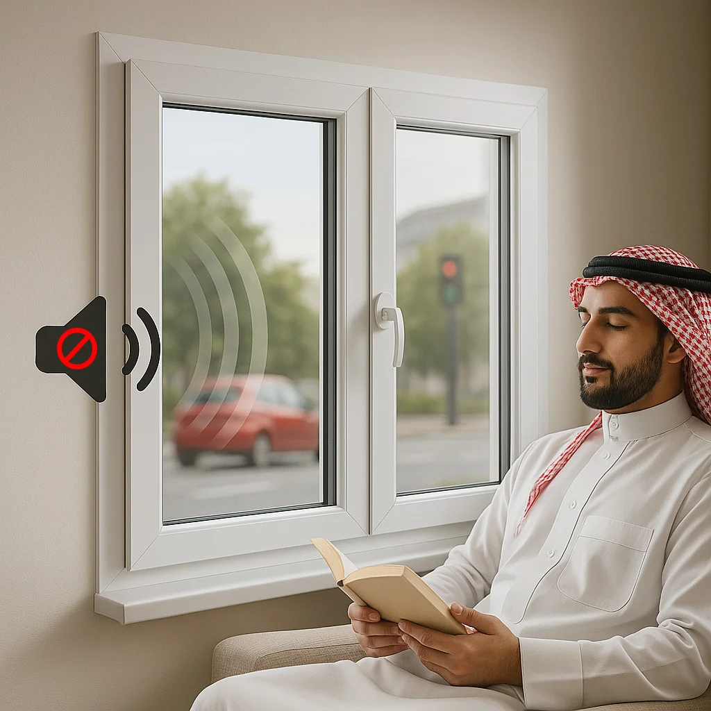أنظمة نوافذ وأبواب UPVC - عازلة للحرارة 2